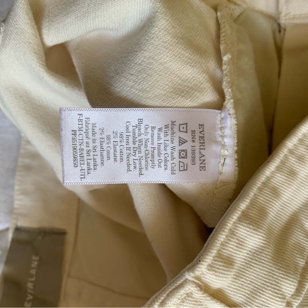Everlane The Utility Barrel Pants in Bone Size 2 - Picture 11 of 13